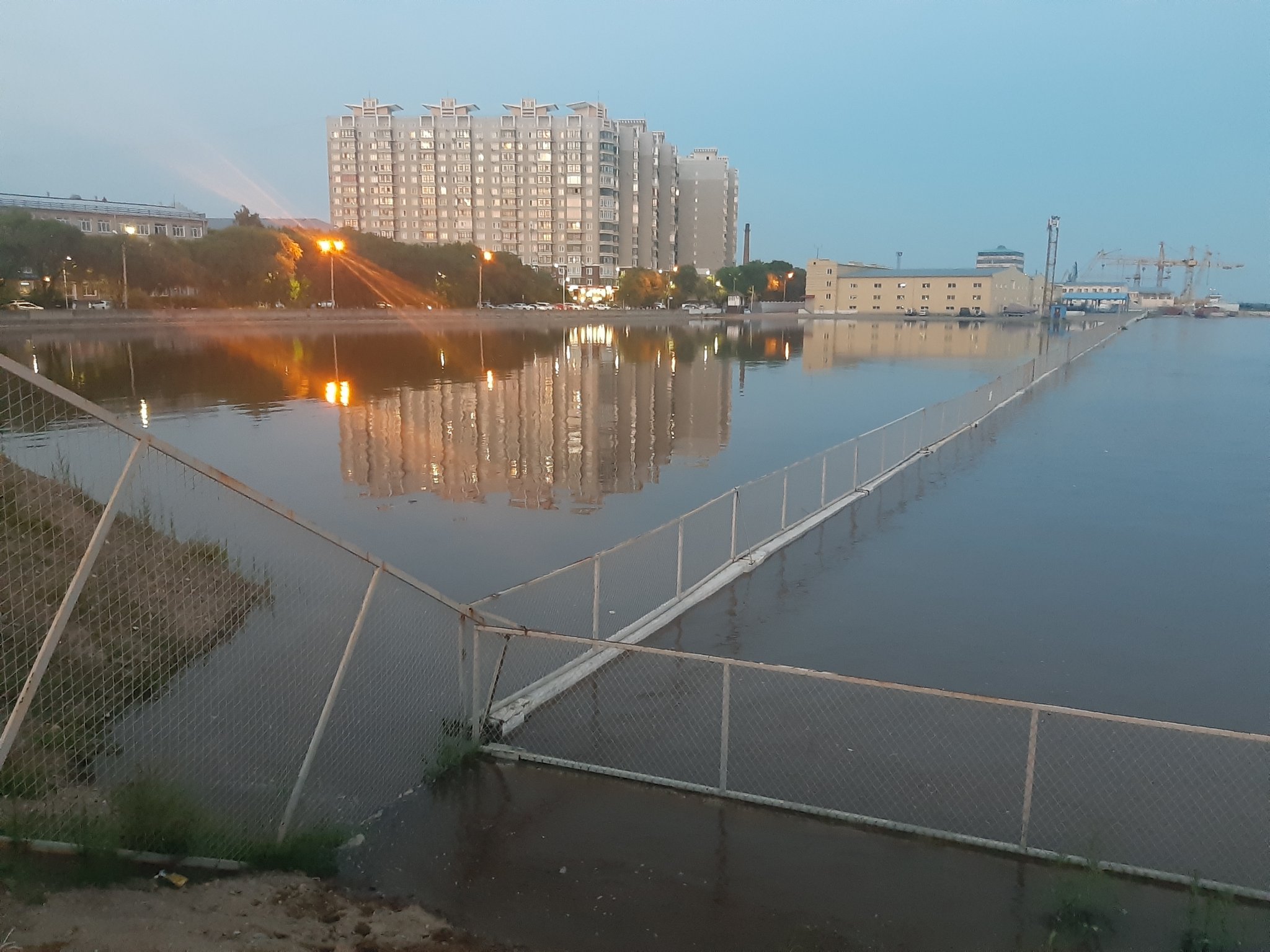 Благовещенск набережная реки амур