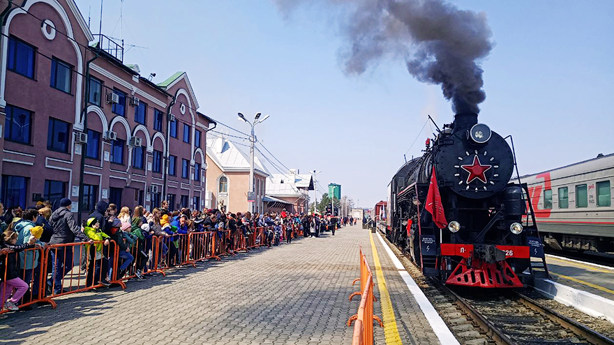 Накануне Дня Победы на ЗабЖД впервые будет организовано движение двух ретропоездов