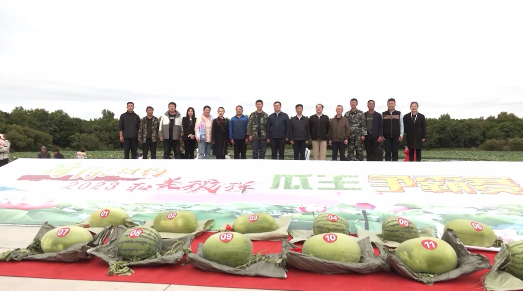Самый большой арбуз выбрали в китайской деревне напротив Амурской области