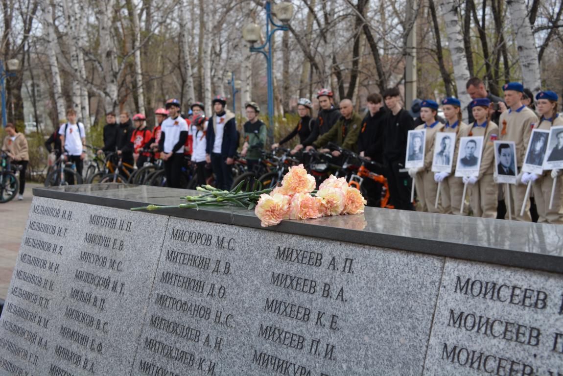 Велопробег по памятным местам совершили в Белогорске