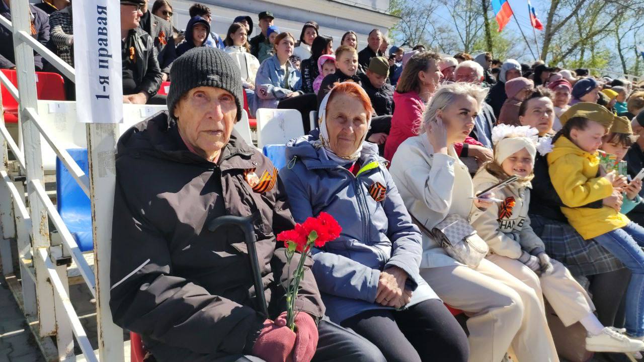 100-летний участник Великой Отечественной войны поучаствовал в Параде Победы в Белогорске