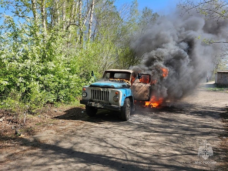 Ассенизаторская машина сгорела в Белогорске