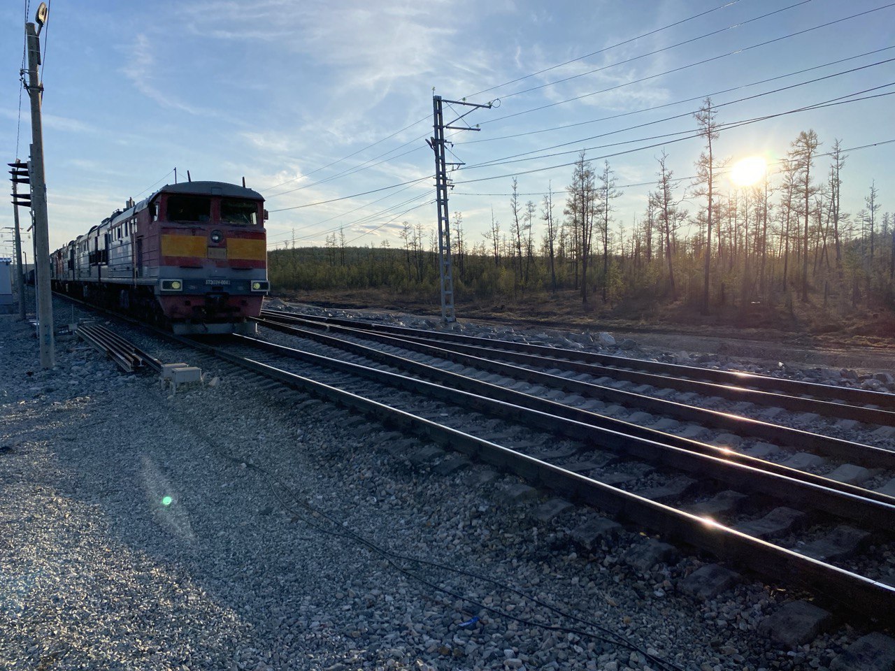 Поезда поехали по новому пути на севере Амурской области