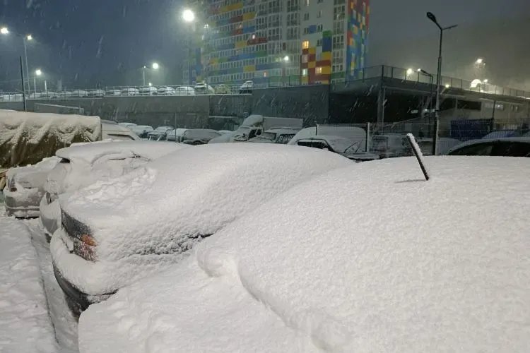 Рекордное количество снега выпало в Амурской области