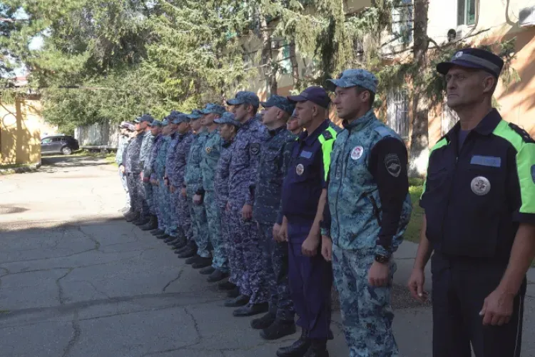 Награды вручили полицейским из Приамурья, вернувшимся с Северного Кавказа