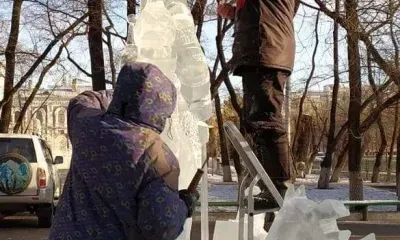 Ледовые скульптуры к китайскому Новому году изваяют в Благовещенске
