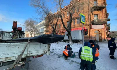 В Благовещенске еще один виновник ДТП заплатит ущерб за снесенную опору