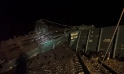 Грузовой поезд сошел с железной дороги в Сковородинском районе