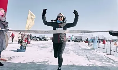 К ледовому полумарафону в Ивановке присоединились 150 бегунов из российских регионов