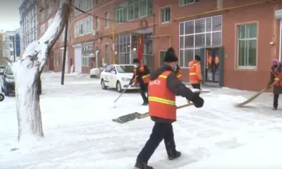 Снегопад обрушился на китайский уезд Сюнькэ на границе с Приамурьем