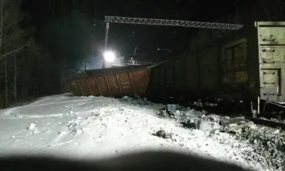В Амурской области задержали поезд из-за схода вагонов в Забайкалье