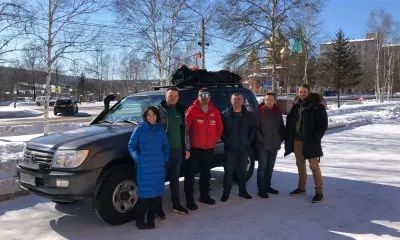 Участники зимней экспедиции из Иркутска приехали в Тынду