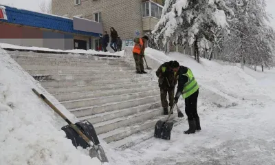 Из-за снегопада в Сковородинском районе ввели режим повышенной готовности