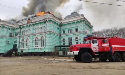 Пожар в кардиохирургическом центре Благовещенска тушат 35 человек
