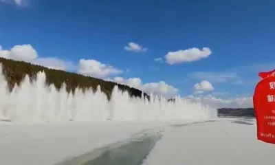 Лед на Амуре начали взрывать в китайском уезде напротив Сковородинского района