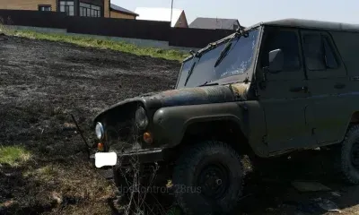 Автомобиль загорелся на ходу в Чигирях