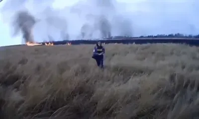 Амурские пожарные на тушении ландшафтного возгорания вывели из пламени мальчика