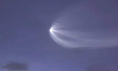 "След ракеты" наблюдали амурчане в ночном небе