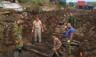 В Приморье красноармейцев с распиленными черепами обнаружили поисковики