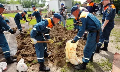Село Владимировка готовится к приходу большой воды
