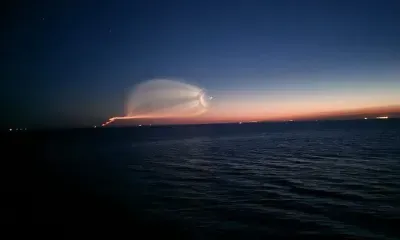 Запуск с космодрома Восточный было видно с Сахалина