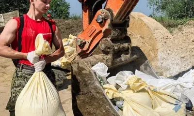 Дамбы снова строят во Владимировке