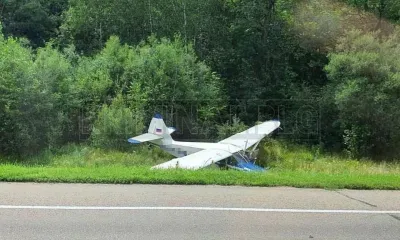Самолет совершил жесткую посадку в Архаринском районе