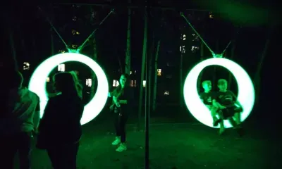 За светящимися качелями в Тынде наблюдают видеокамеры