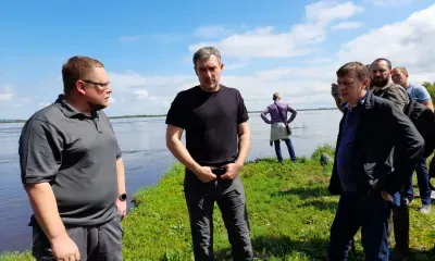 Глава Росводресурсов побывал на строительстве дамбы во Владимировке 