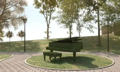 Фонари-саксофонисты и зеленый рояль появятся в сквере музыкальной школы в Тынде 