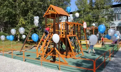 Видеокамеры будут следить за новой детской площадкой в Тынде
