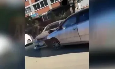 Автомобилист "собрал" парковку из поврежденных машин в Благовещенске