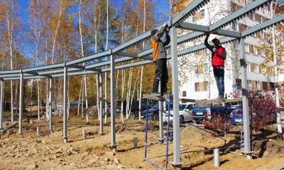 "Нескучный сквер" обустраивают в Тынде 