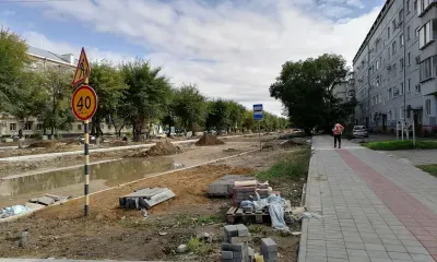 На улице Горького в Благовещенске открыли для движения больше половины участков