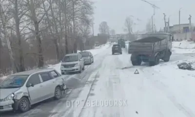 Многочисленные ДТП принес снегопад в Амурскую область 