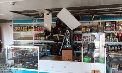 Магазин загорелся в селе Благовещенского района
