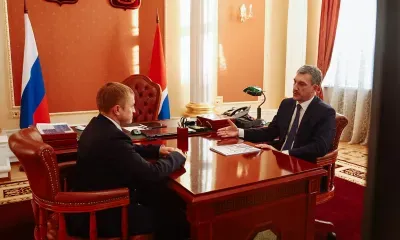 Поддержку бизнеса обсудили президент организации "ОПОРА РОССИИ" и Василий Орлов