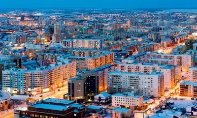 Санта-Клаус на санях с оленями побывал на Дальнем Востоке 