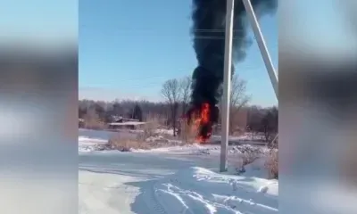 Автоцистерна загорелась на окраине Свободного 