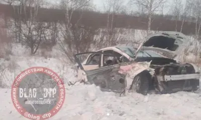 Страшное ДТП произошло на трассе Благовещенск-Гомелевка