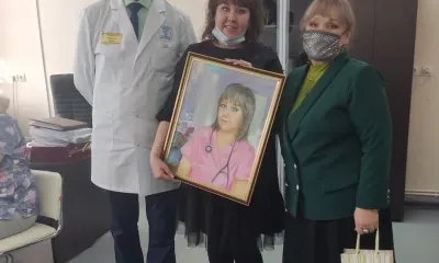Портреты сотрудниц Тындинской больницы написала член Союза художников России