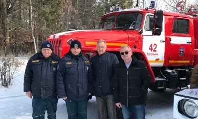 Спецмашины для борьбы с огнем получили районы Амурской области