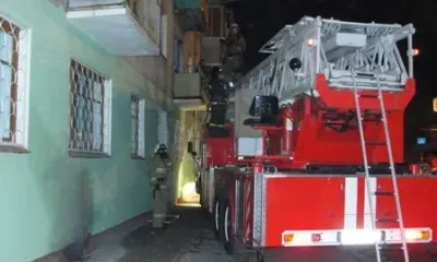 Двое амурчан пострадали в ночном пожаре в Благовещенске 