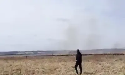 Поле под картофель в Благовещенском районе очищали огнем