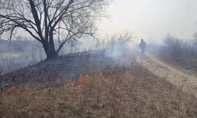 Мужчина решил сжечь траву в Михайловском районе, что подойти к водоему