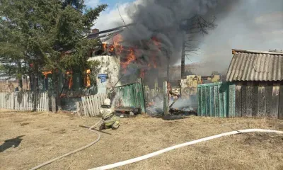 Пожар от костра, разведенного детьми, тушили в Свободненском районе