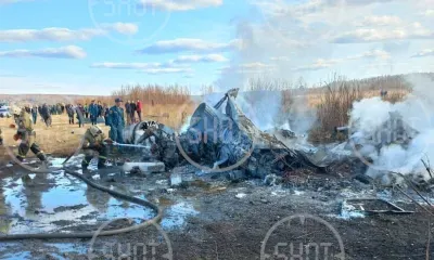 Вертолет Ми-8 со спасателями разбился в Забайкалье, погиб один человек