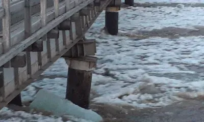 Мост закрыли в Селемджинском районе из-за ледохода