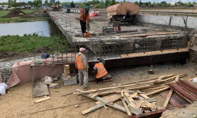 Мост на региональной трассе в Тамбовском районе ремонтируют по нацпроекту