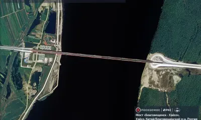 Фотографию моста между Амурской областью и Хэйхэ сделали в космосе